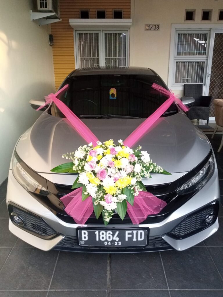 Dekorasi Bunga Mobil Pengantin